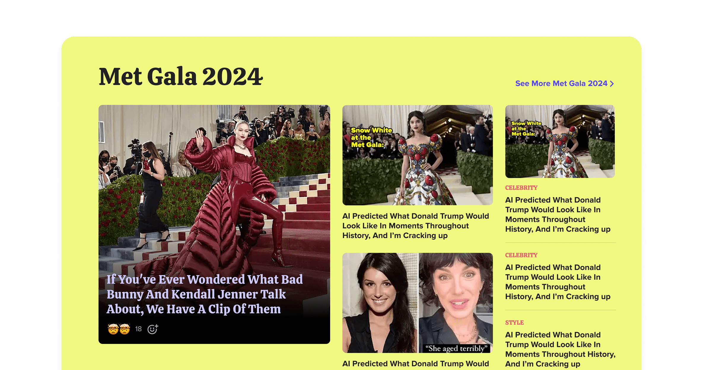 Content package layout