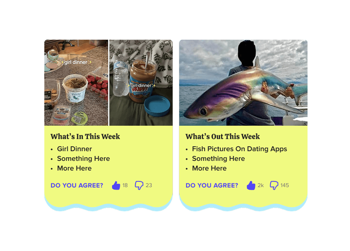Mobile in and out content view