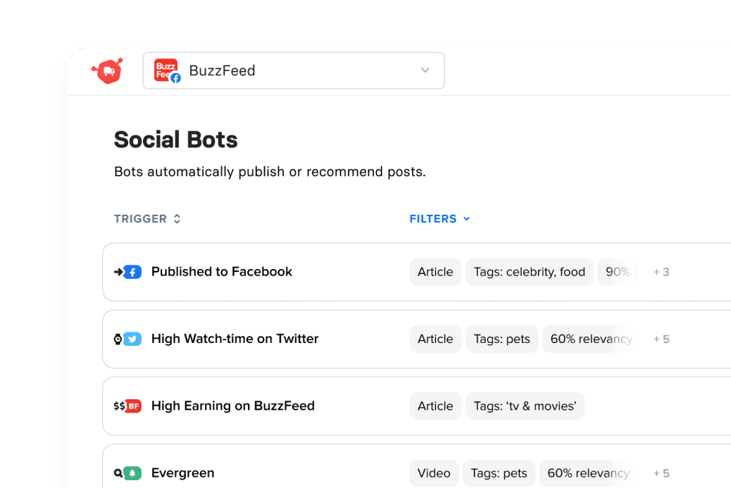 Social bots automations