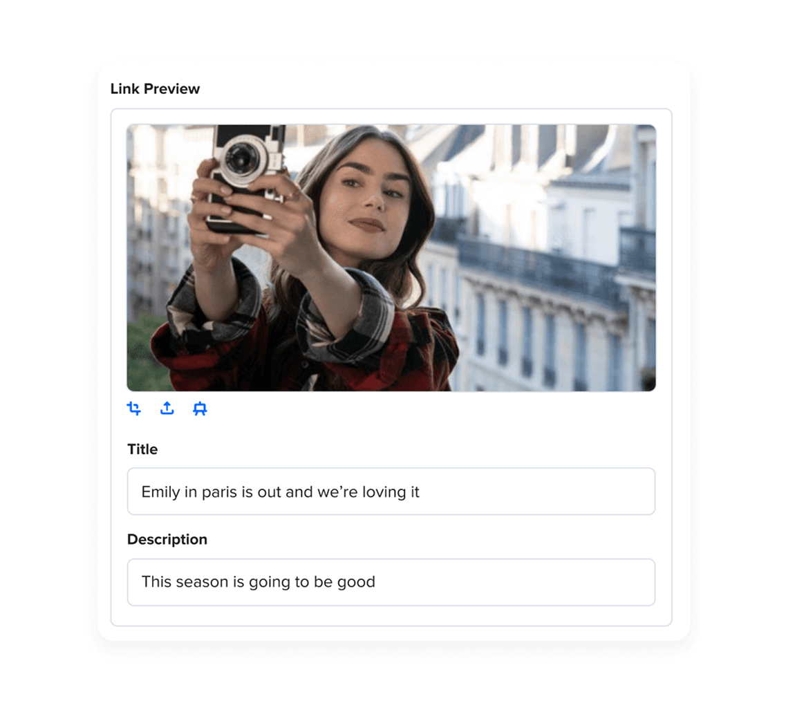 Publishing interface